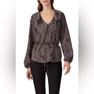 B Collection By Bobeau Misha Ruffle Blouse - XS